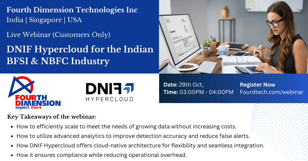 DNIF Hypercloud for the Indian BFSI & NBFC Industry